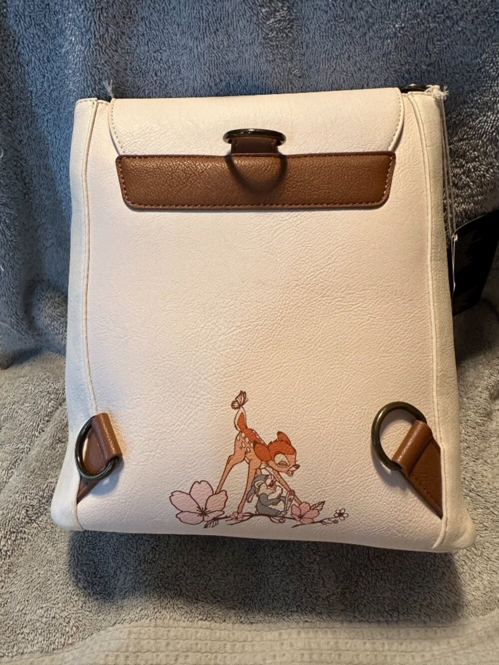 Loungefly Disney Bambi Cherry Blossom Flap Mini Backpack - Exclusive - Picture 7 of 8